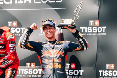 Acosta Scores First 2025 Podium At Brno MotoGP KTM 701152 Pedro Acosta Red Bull KTM MotoGP RC16 Brno CZE 20 07 2025 100 12th Rnd. MotoGP 2025 Brno CZE 